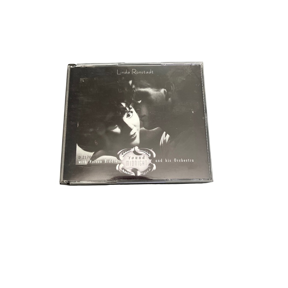 Linda Ronstadt Round Midnight with Nelson Riddle 2 CD Set 1986 Asylum D 217040